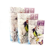 Скриня "Книга" набір з 3 шкатулок, дерево SH31049