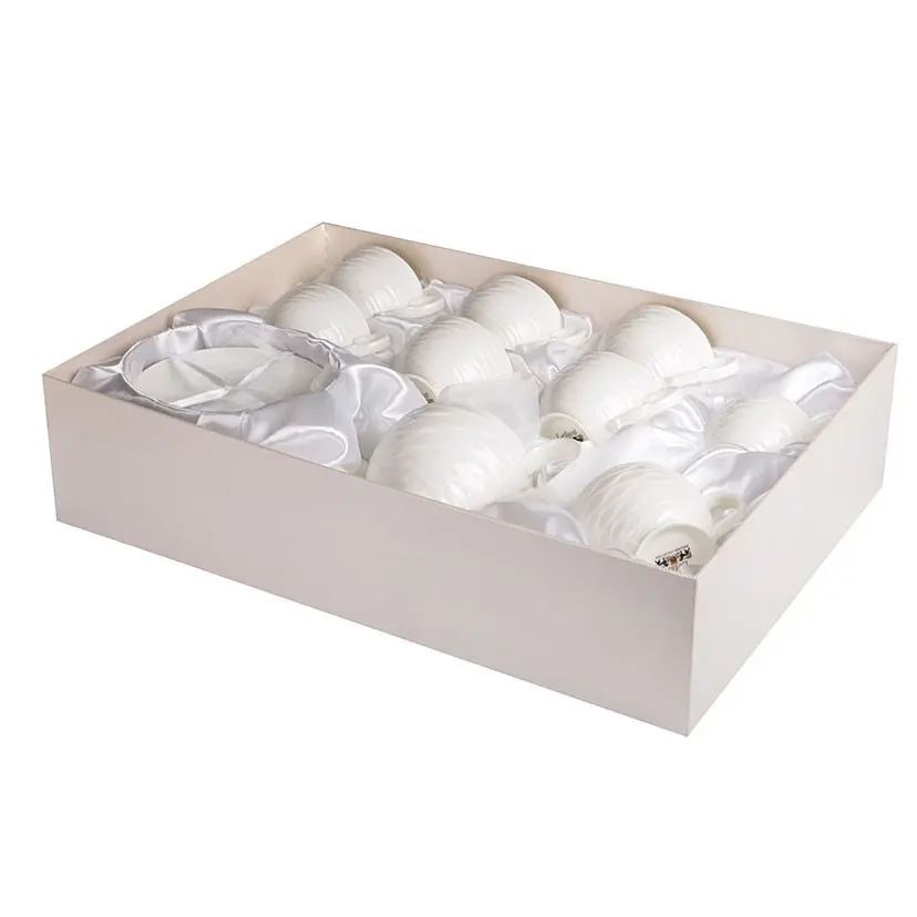 Чайний набір порцеляновий  Lefard "Хвиля", 15 предметів 264-128 — фото 2