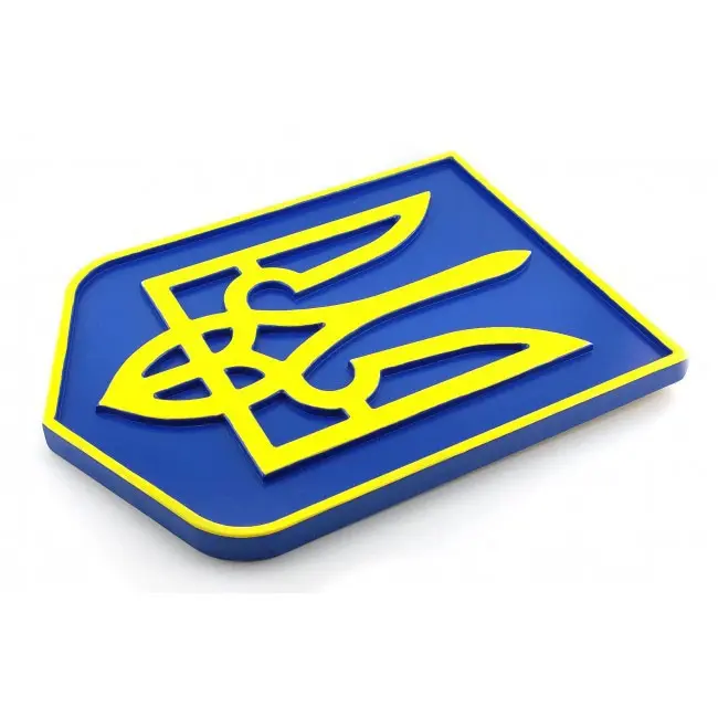 Панно Герб Украины 39 х 28 х 2,4 см, натуральное дерево 34286 Панно Герб Украины 39 х 28 х 2,4 см, натуральное дерево 34286 — фото 3