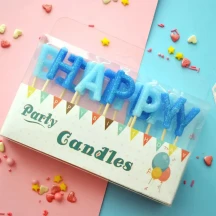 Набір свічок на торт Happy birthday 13 літер — фото 5