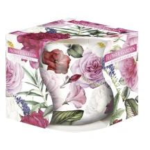 Свічка ароматична Bispol  Flower garden, 100 г sn71s-58