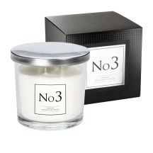 Свічка ароматична Bispol в скляному стакані з металевою кришкою PREMIUM FRAGRANCED CANDLE №3 SNP100-003