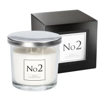 Свічка ароматична Bispol в скляному стакані з металевою кришкою PREMIUM FRAGRANCED CANDLE №2 SNP100-002