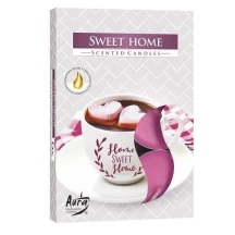 Свічка таблетка Bispol ароматична Sweet home, 6 штук в упаковці P15-337