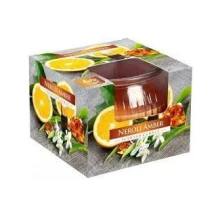 Свічка ароматична Bispol в скляному стакані Neroli Amber SN69-338