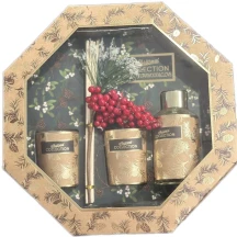 Подарунковий набір з ароматичними свічками Pepco Christmas collection Pepco