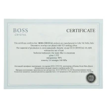 Набір для віскі Boss Crystal "ЗСУ" (графін та 6 келихів) кришталь, золото, срібло GPB7VSU2PGD — фото 5