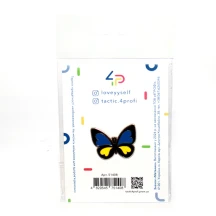 Значок 4Profi "Метелик", латунь з травленням 51408