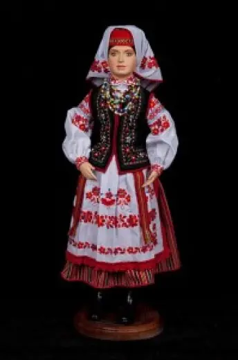 Українська етнічна порцелянова лялька 1900001/2/3 — фото 3