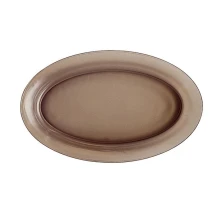 Тарілка LUMINARC DIRECTOIRE ECLIPSE d=22 см, овал прозора коричнева H0251