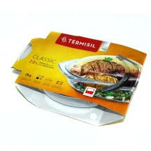 Каструля скляна жароміцна Termisil Classic 2,9 л з кришкою PNGW290A — фото 2