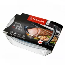 Каструля скляна жароміцна Termisil Grill & Drop 4,1 л, з кришкою PNGP410A — фото 2