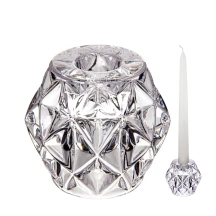 Підсвічник  LeGlass Collection, h=7 см, скляний 355-267