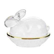 Ємнiсть для зберігання сипучих продуктів LeGlass, h=11,5 см 355-278