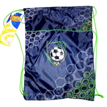 Сумка для взуття CLASS "Football" 46 х 33 см, 210D PL, колір синій 2051C
