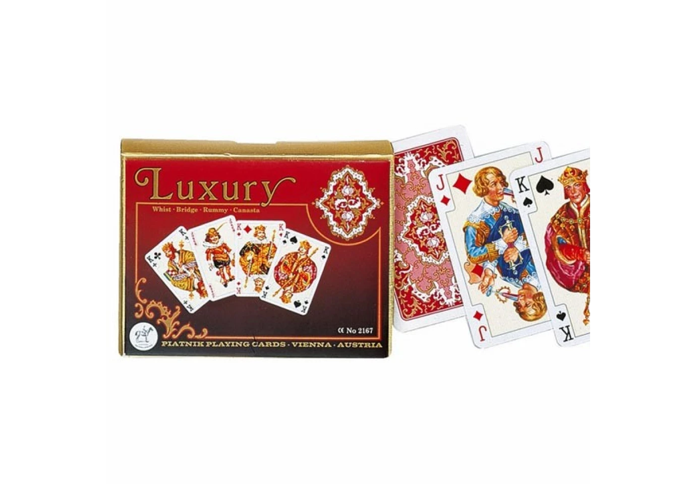 Карты игральные Piatnik Luxury 2 колоды по 55 карт 2167 | Купить в