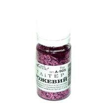 Блискітки (Глітер) Атлас 7 г Рожевий А-905