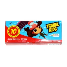 Гуаш Travel Kids 10 кольорів х 20 мл, в баночках 321036/TK