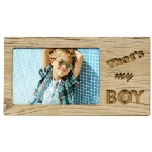 Фоторамка з дерева That`s my Boy 10  х 15 см, колір сірий з підставкою H1-089C