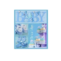 Фотоальбом 10 х 15 см, 56 фотографій, EVG Baby collage Blue BKM4656 Baby collage Blue