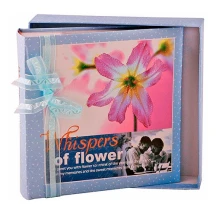 Фотоальбом 10 х 15 х 200, Chako Whispers of Flower in Box Blue в подарунковій коробці C-46200RCL