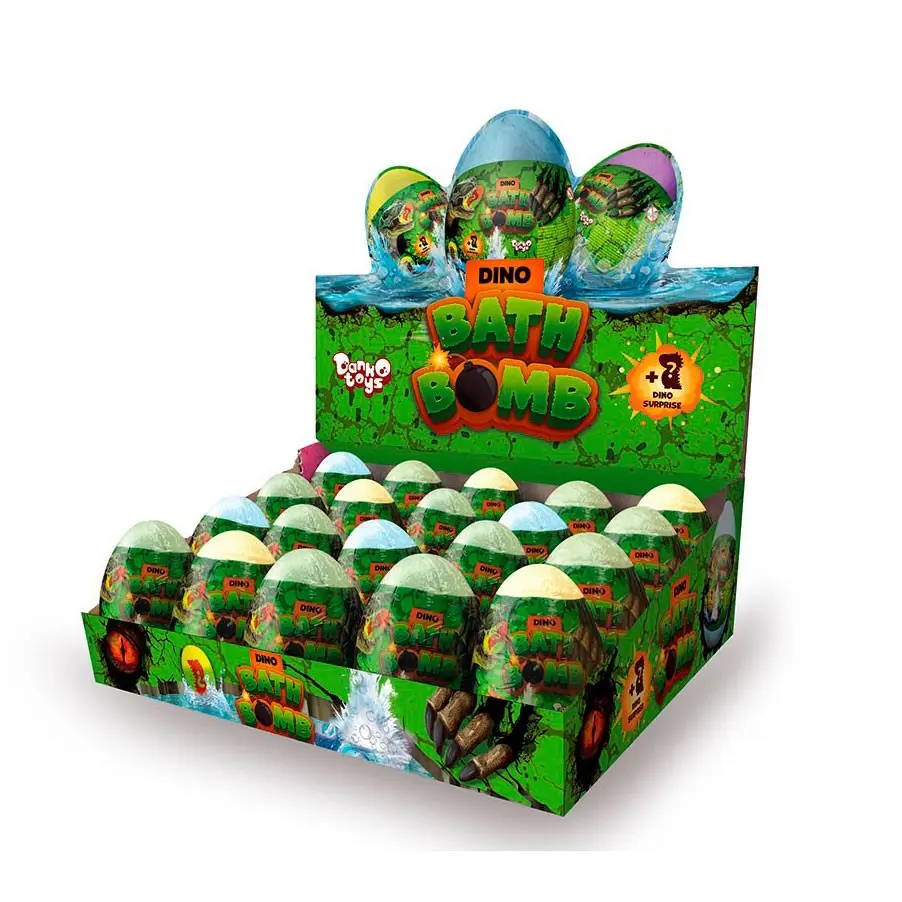 Набір кретивної творчості Danko Toys "Bath Bomb Dino" бомбочка для ванни з сюрпризом 3+ BB-02-02 — фото 2