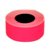 Етикет - стрічка Printex 21 х 12, малинова, прямокутна, 1000 штук 18680