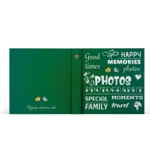 Фотоальбом Henzo 300 х 300 Fantasy Wording Green 100 белых страниц 10.730.01 — фото 2