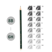 Олівець чорнографітний Faber-Castell Castell 9000 8B 119008 — фото 2