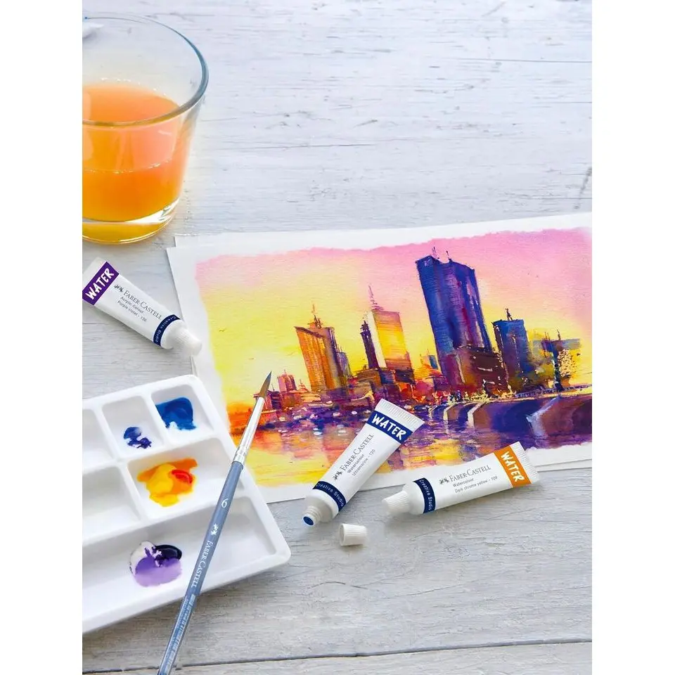 Краски акварельные Faber-Castell 24 цветов 9 мл, в тубе 169624 — фото 3
