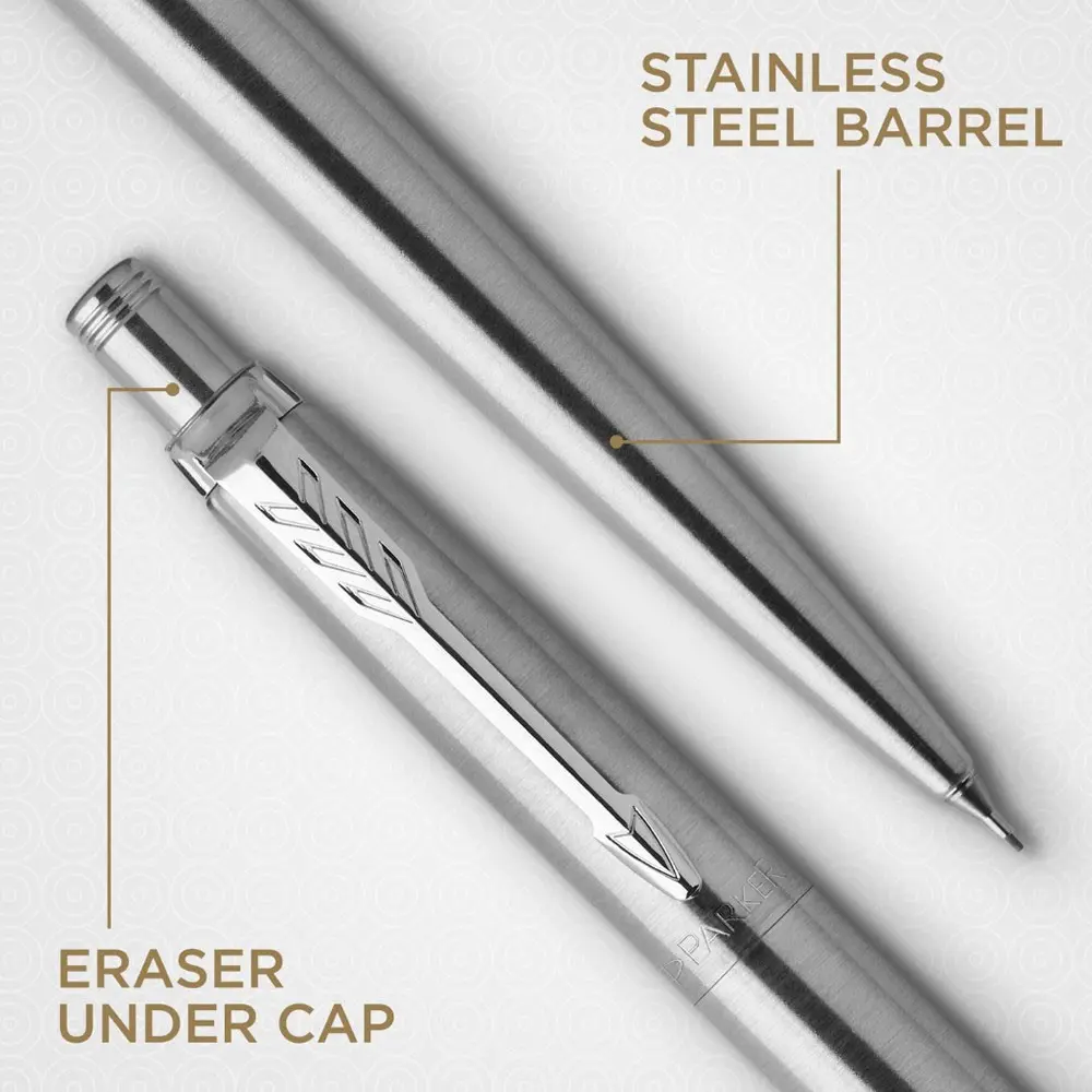 Набір Parker Jotter Stainless Steel кулькова ручка + олівець в подарунковій упаковці 16 172b23 — фото 6