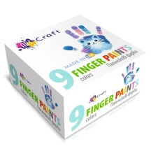 Набір пальчикових фарб Art Craft 9 кольорів х 20 мл 5024-АС