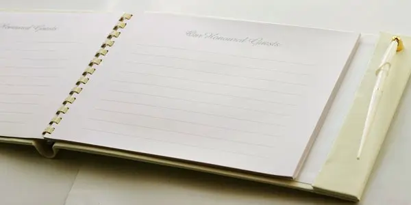 Гостьова книга для записів на весіллі CHAKO WEDDING GUEST BOOK 195 х 250 мм, 20 аркушів WG-65P — фото 2