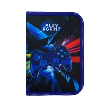 Пенал Class без наповнення "Play" 1 ярусний, 1 відворот, PL на блискавці 21109C