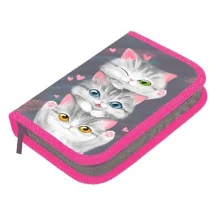 Пенал Class "Kittens" без наповнення, 1 ярусний, 210/70D PL, на блискавці 22002C