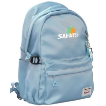 Рюкзак Safari 1 відділення, поліестер, 42 х 29 х 14 см, 22-221М-2, блакитний 13010105