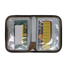 Пенал Class "Black Chost" без наповнення, 1 ярусний, 2 відвороти, 210/70D PL, на блискавці 23207C — фото 2