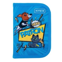 Пенал Kite без наповнення "Patron" 1 відділення, 1 відворот, на блискавці PN23-621-1