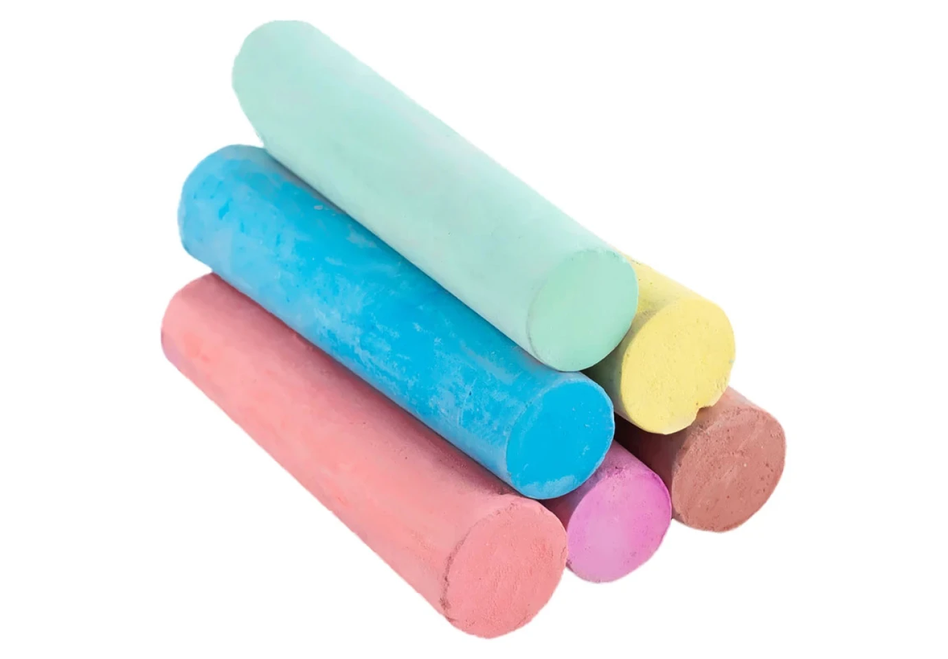 Мел цветной Kite Jumbo 6 цветов, L=10 см; d= 20 мм, в картонной коробке TF24-073