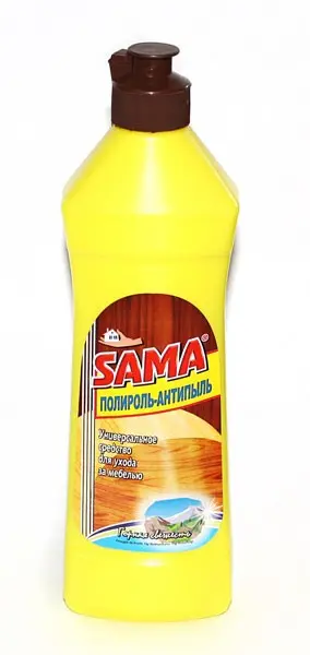 Поліроль - антипил Sama 450 г  засіб для меблів, асорті — фото 2