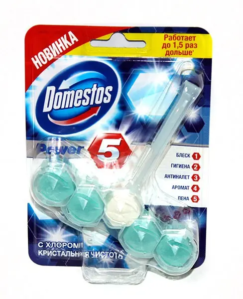 Блок для унітазу DOMESTOS 55 г, асорті — фото 2