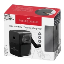 Точилка Faber-Castell офисная, для карандашей диаметром до 8,4 мм, чорного цвета 180984 — фото 2