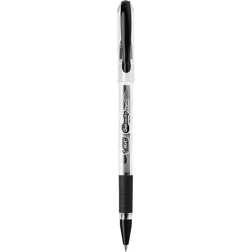 Ручка гелева чорна BIC Gel-ocity Stic 0,5 мм, 2 штуки, ціна за 1 ручку 989708 — фото 2