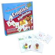 Пазлы Strateg "English alphabet" развивающая игра 3+ 539 — фото 2