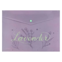 Папка на кнопці Axent A4, пластик 180 мкн, Lavender-1 1495-36-А