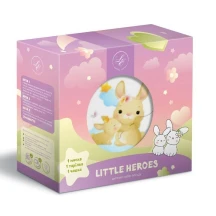 Набір дитячої посуди Limited Edition Bunny (тарілка 18 см + миска 15 см + чашка 230 мл) C724 — фото 2