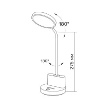 Лампа настільна Titanum LED TLTF-011W 6W 2700-6000K 220V з акумулятором.біла TLTF-011W — фото 2