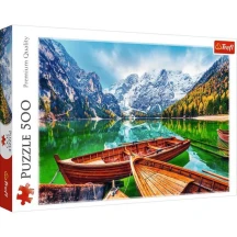 Пазли Trefl 500 елементів "Озеро Брайес. Італія" 48 х 34 см 37486