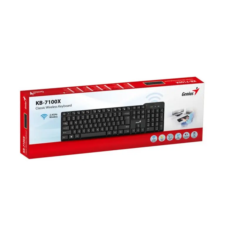 Клавіатура Genius USB KB-7100X — фото 2