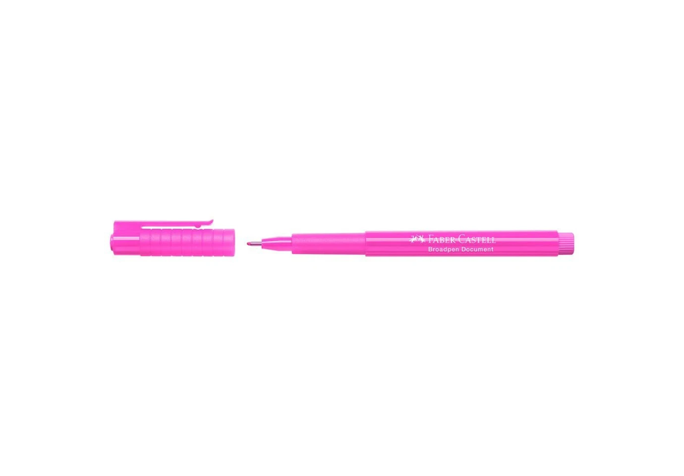 Ручка лінер Faber-Castell Broadpen 0,8 мм, колір рожевий 155428